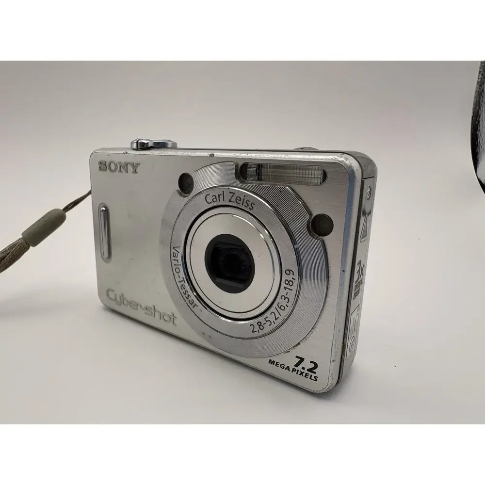 Sony Cyber-shot Digital Camera DSC-W55 7.2MP Silver 3x Zoom